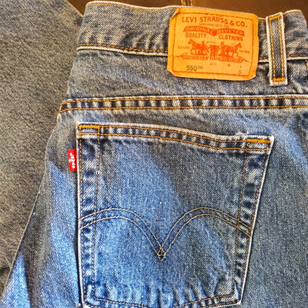 LEVI 550 14 S Tapered Leg Relaxed Fit